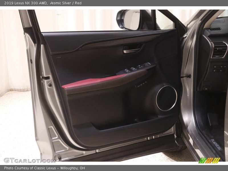 Atomic Silver / Red 2019 Lexus NX 300 AWD