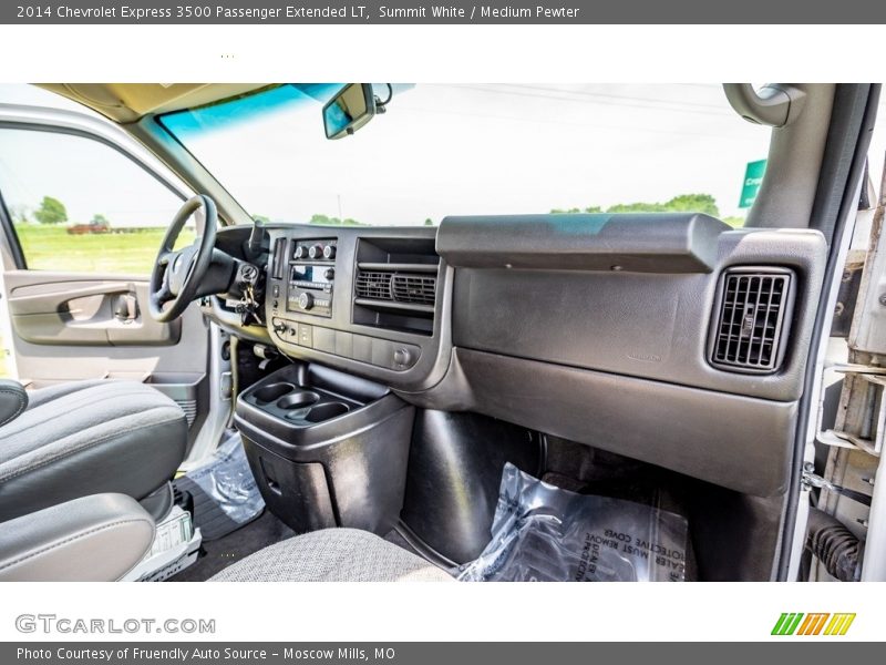 Summit White / Medium Pewter 2014 Chevrolet Express 3500 Passenger Extended LT