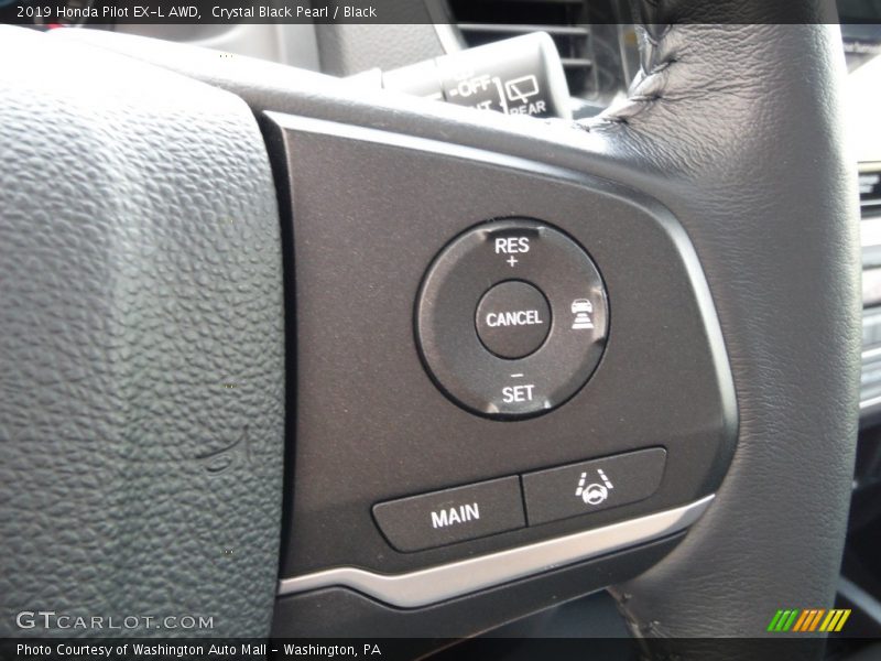 Crystal Black Pearl / Black 2019 Honda Pilot EX-L AWD
