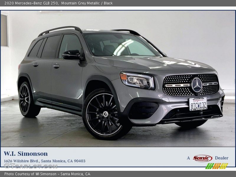 Mountain Grey Metallic / Black 2020 Mercedes-Benz GLB 250