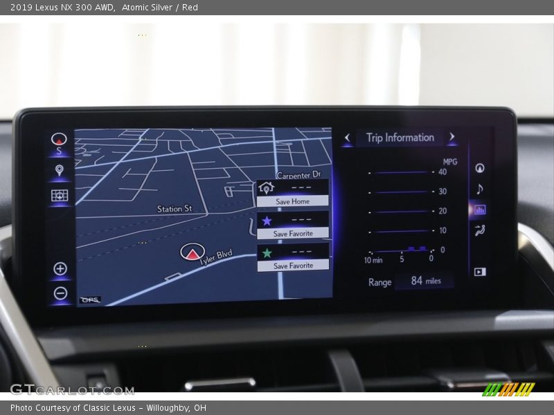 Atomic Silver / Red 2019 Lexus NX 300 AWD