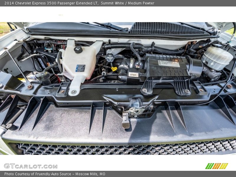 Summit White / Medium Pewter 2014 Chevrolet Express 3500 Passenger Extended LT