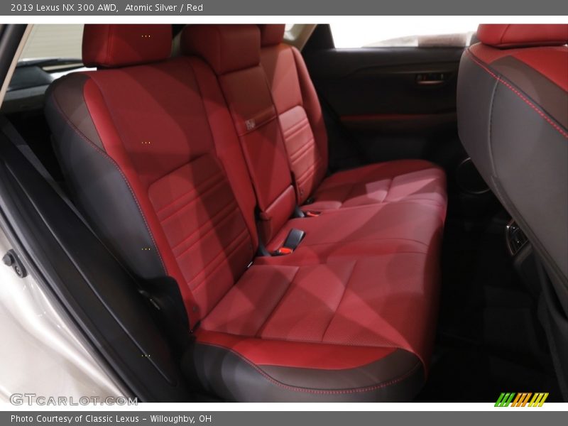 Atomic Silver / Red 2019 Lexus NX 300 AWD