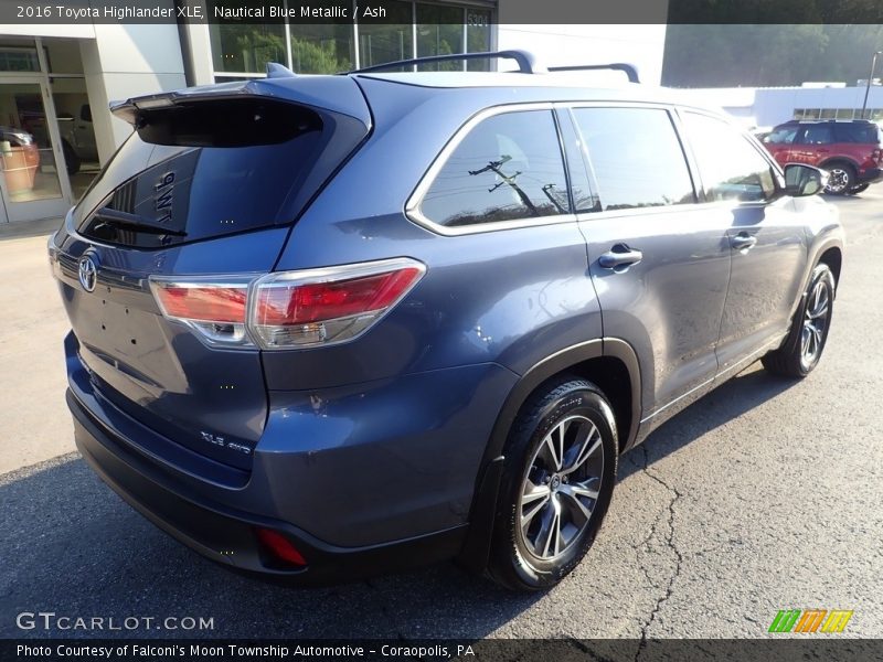 Nautical Blue Metallic / Ash 2016 Toyota Highlander XLE
