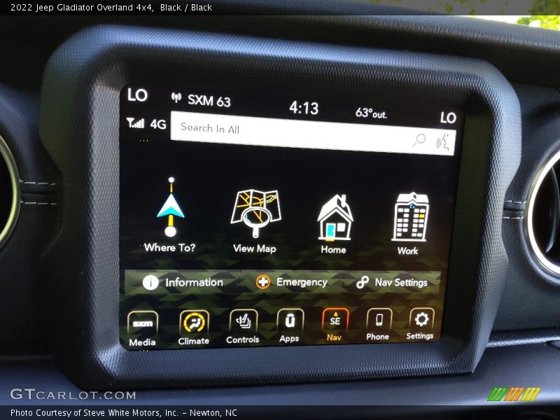 Black / Black 2022 Jeep Gladiator Overland 4x4