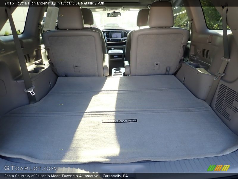 Nautical Blue Metallic / Ash 2016 Toyota Highlander XLE