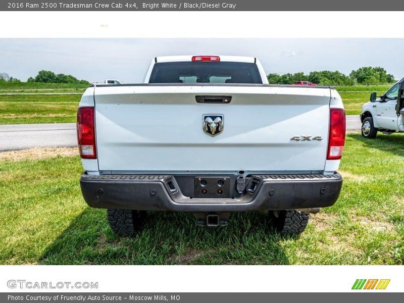 Bright White / Black/Diesel Gray 2016 Ram 2500 Tradesman Crew Cab 4x4