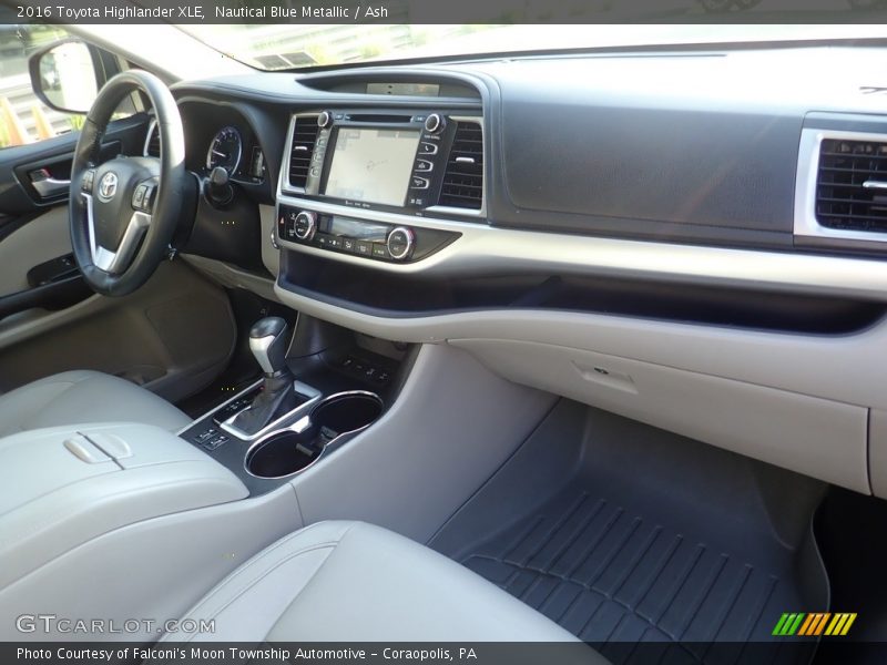 Nautical Blue Metallic / Ash 2016 Toyota Highlander XLE