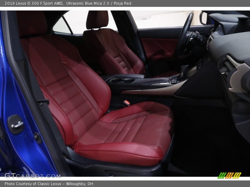 Ultrasonic Blue Mica 2.0 / Rioja Red 2019 Lexus IS 300 F Sport AWD