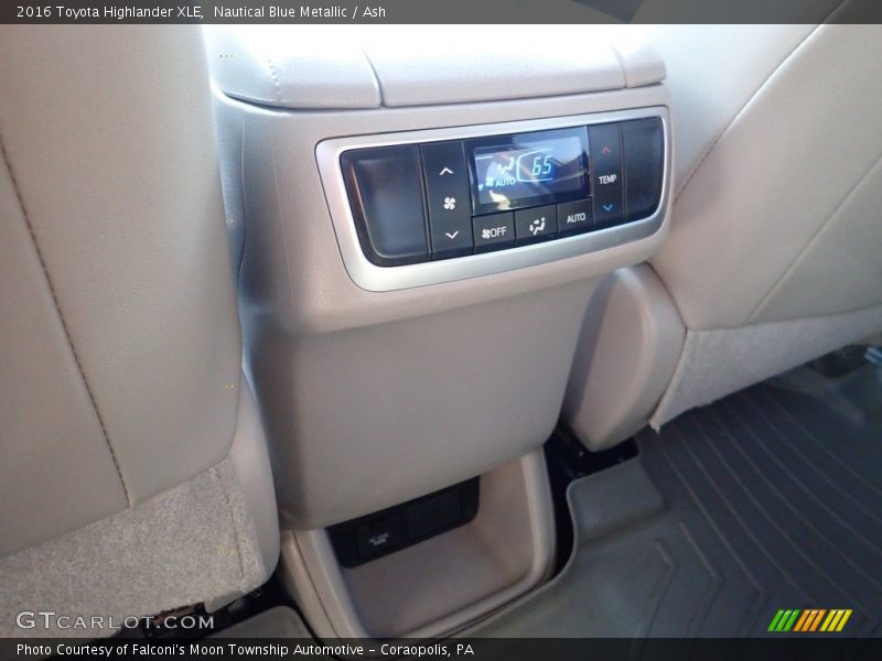 Nautical Blue Metallic / Ash 2016 Toyota Highlander XLE
