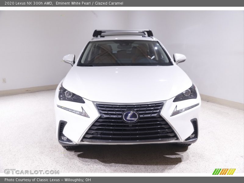 Eminent White Pearl / Glazed Caramel 2020 Lexus NX 300h AWD