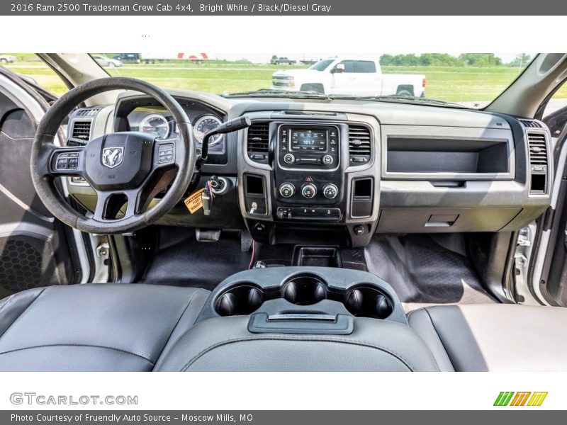 Black/Diesel Gray Interior - 2016 2500 Tradesman Crew Cab 4x4 