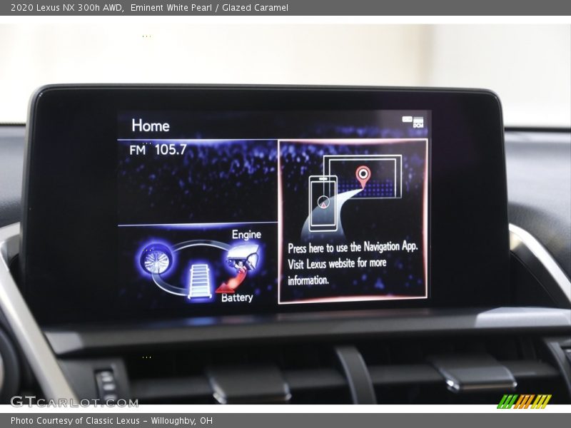Eminent White Pearl / Glazed Caramel 2020 Lexus NX 300h AWD