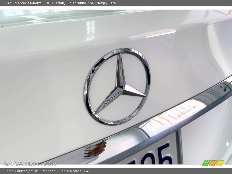 Polar White / Silk Beige/Black 2020 Mercedes-Benz C 300 Sedan