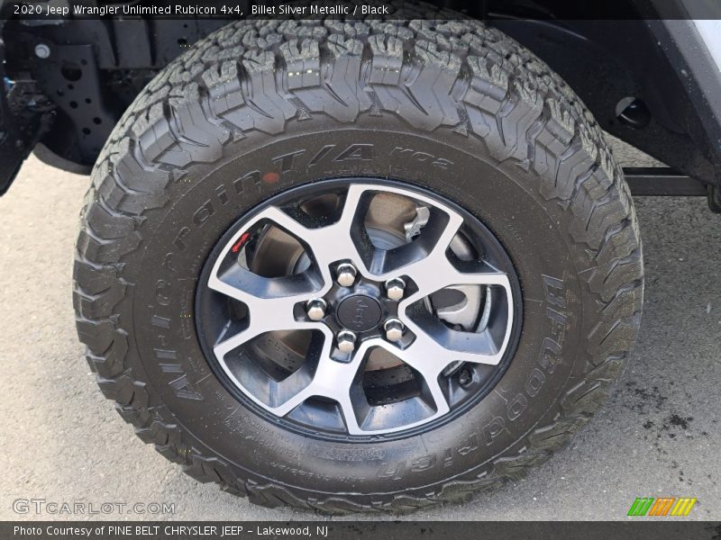 Billet Silver Metallic / Black 2020 Jeep Wrangler Unlimited Rubicon 4x4