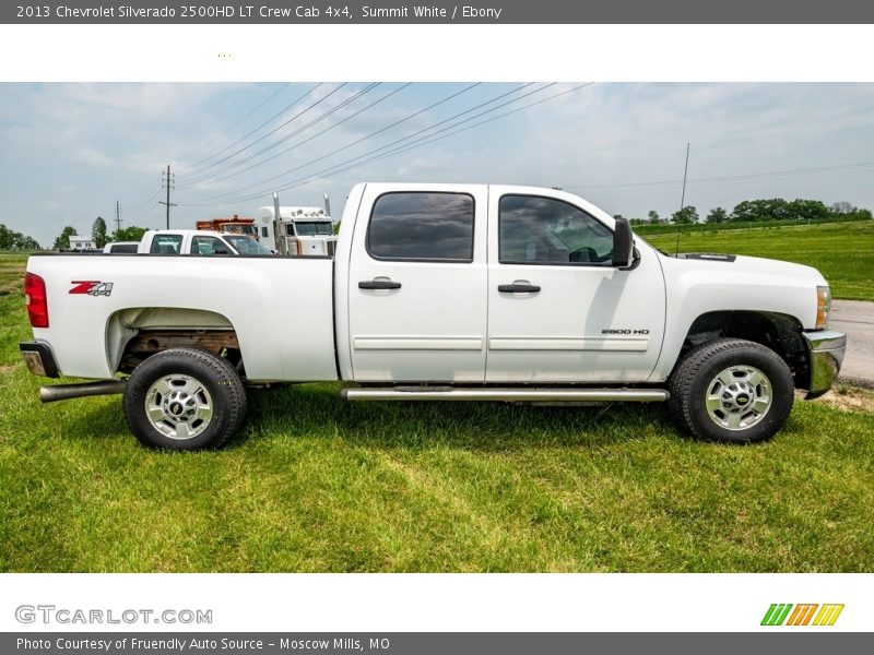 Summit White / Ebony 2013 Chevrolet Silverado 2500HD LT Crew Cab 4x4