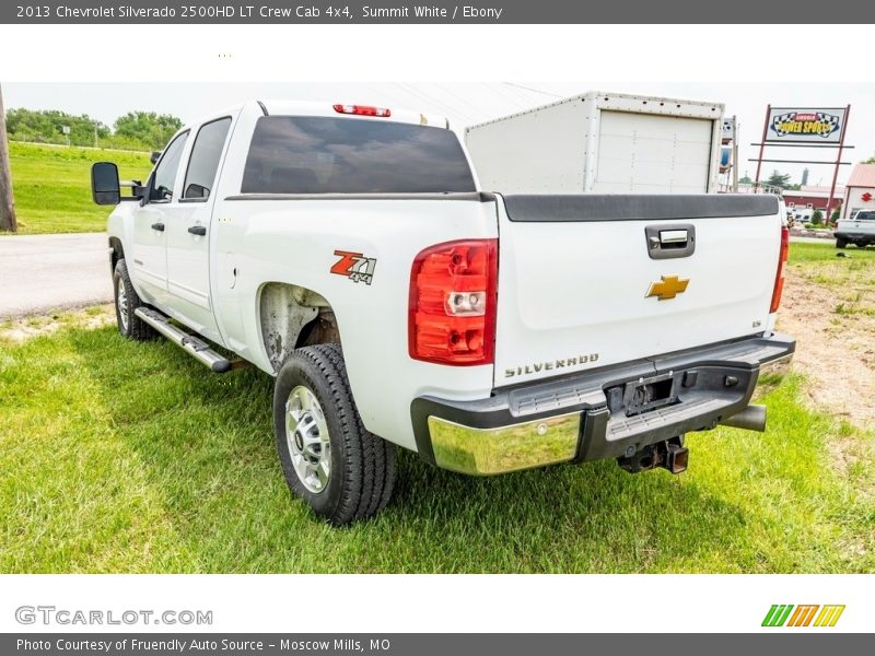 Summit White / Ebony 2013 Chevrolet Silverado 2500HD LT Crew Cab 4x4