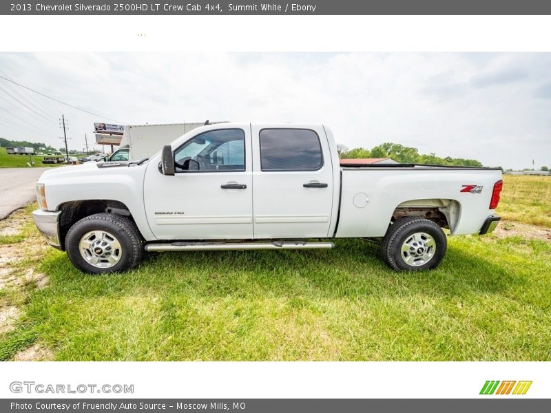 Summit White / Ebony 2013 Chevrolet Silverado 2500HD LT Crew Cab 4x4