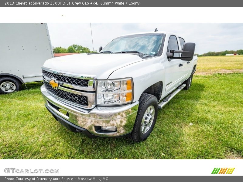 Summit White / Ebony 2013 Chevrolet Silverado 2500HD LT Crew Cab 4x4