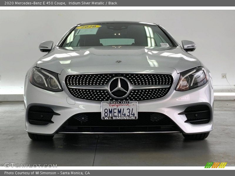 Iridium Silver Metallic / Black 2020 Mercedes-Benz E 450 Coupe