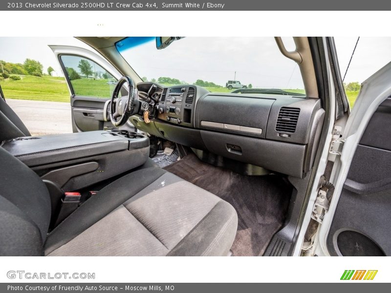 Summit White / Ebony 2013 Chevrolet Silverado 2500HD LT Crew Cab 4x4