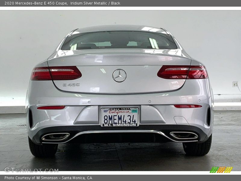 Iridium Silver Metallic / Black 2020 Mercedes-Benz E 450 Coupe