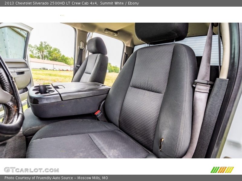Summit White / Ebony 2013 Chevrolet Silverado 2500HD LT Crew Cab 4x4