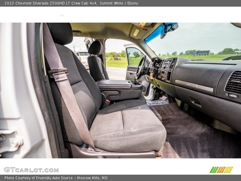 Summit White / Ebony 2013 Chevrolet Silverado 2500HD LT Crew Cab 4x4