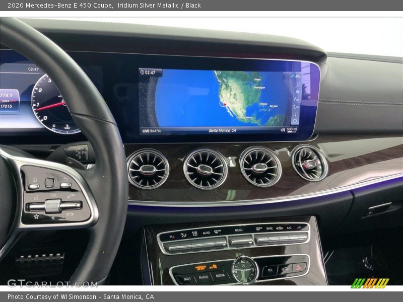 Iridium Silver Metallic / Black 2020 Mercedes-Benz E 450 Coupe
