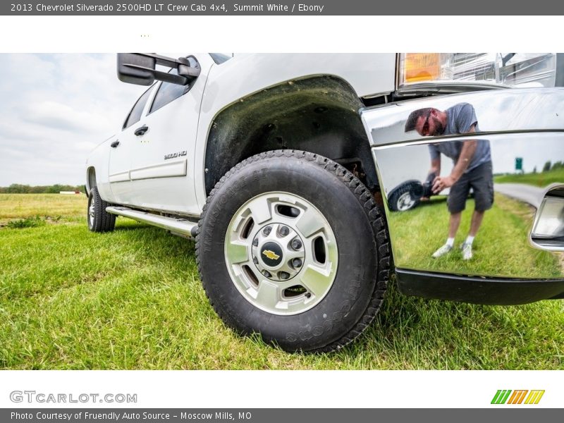 Summit White / Ebony 2013 Chevrolet Silverado 2500HD LT Crew Cab 4x4