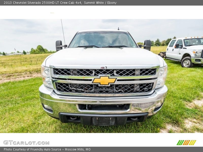 Summit White / Ebony 2013 Chevrolet Silverado 2500HD LT Crew Cab 4x4