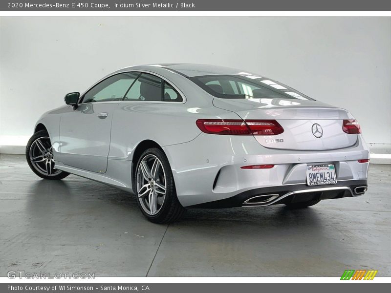 Iridium Silver Metallic / Black 2020 Mercedes-Benz E 450 Coupe