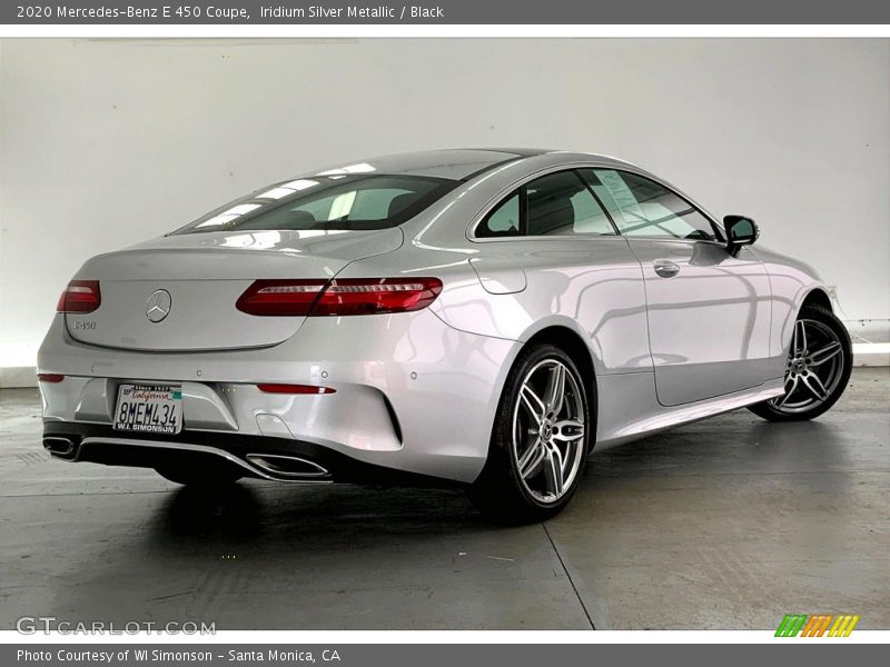 Iridium Silver Metallic / Black 2020 Mercedes-Benz E 450 Coupe