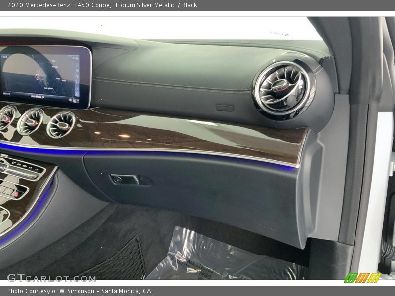 Iridium Silver Metallic / Black 2020 Mercedes-Benz E 450 Coupe