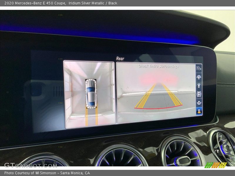 Iridium Silver Metallic / Black 2020 Mercedes-Benz E 450 Coupe