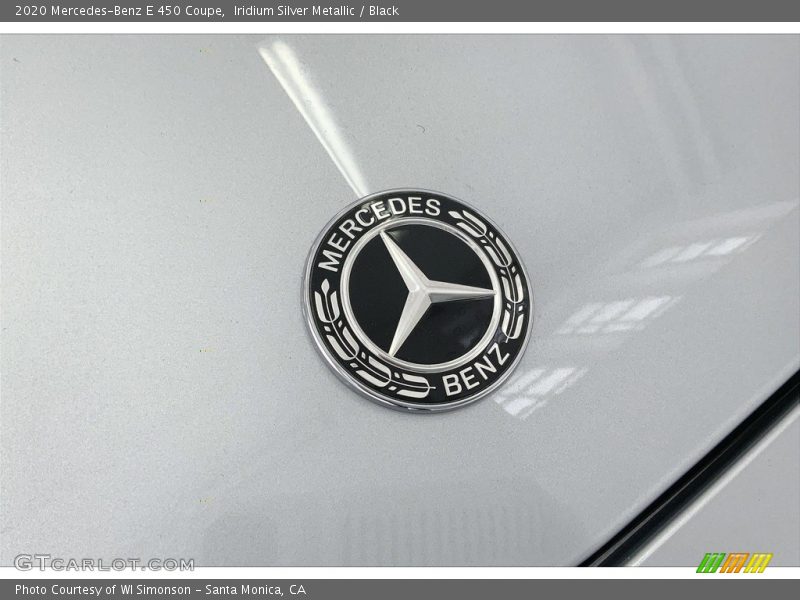Iridium Silver Metallic / Black 2020 Mercedes-Benz E 450 Coupe