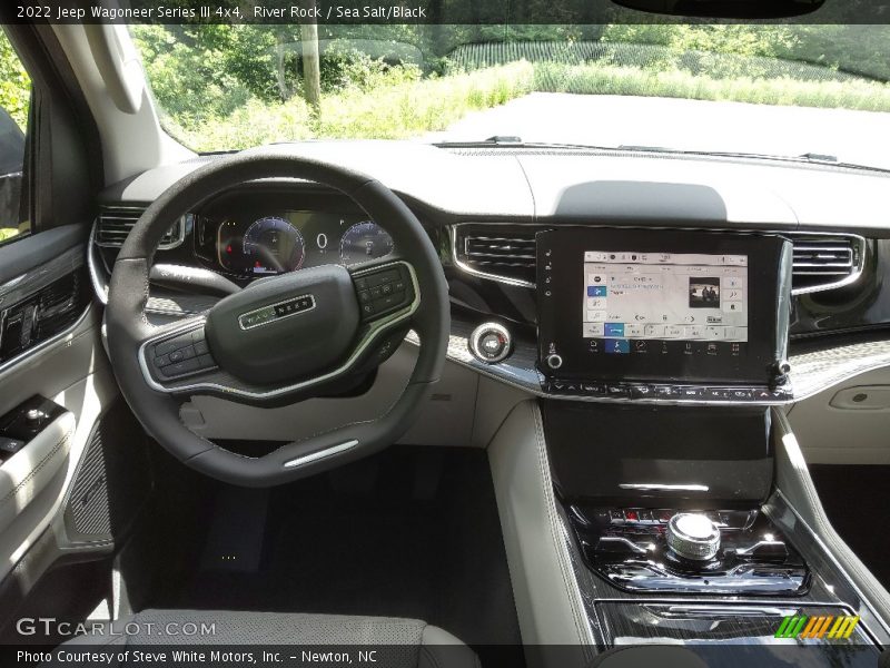 River Rock / Sea Salt/Black 2022 Jeep Wagoneer Series III 4x4