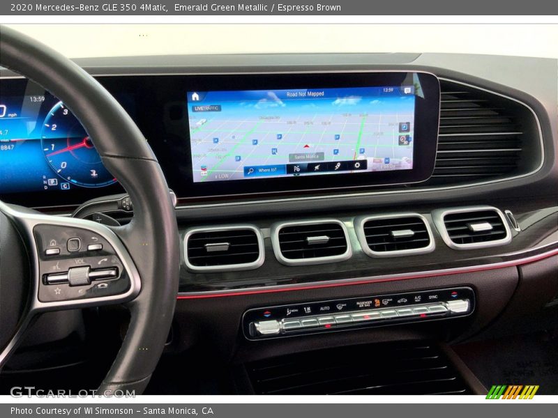 Emerald Green Metallic / Espresso Brown 2020 Mercedes-Benz GLE 350 4Matic