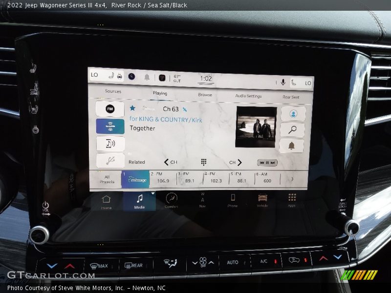 River Rock / Sea Salt/Black 2022 Jeep Wagoneer Series III 4x4