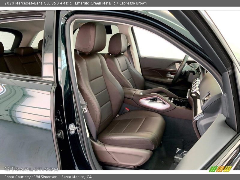  2020 GLE 350 4Matic Espresso Brown Interior