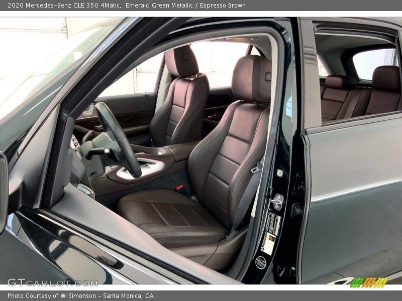 Emerald Green Metallic / Espresso Brown 2020 Mercedes-Benz GLE 350 4Matic