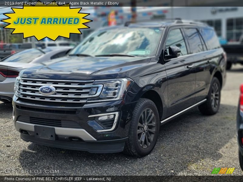 Agate Black Metallic / Ebony 2019 Ford Expedition Limited 4x4