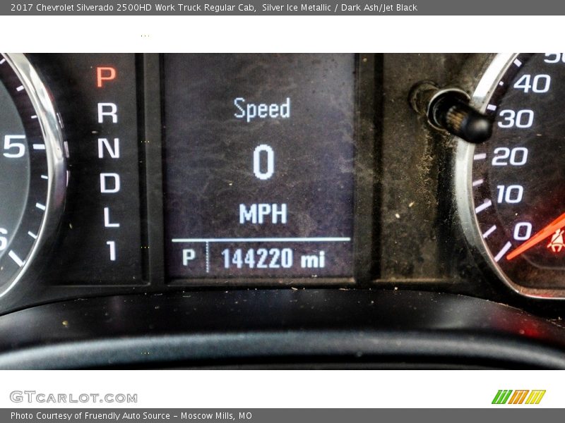 Silver Ice Metallic / Dark Ash/Jet Black 2017 Chevrolet Silverado 2500HD Work Truck Regular Cab