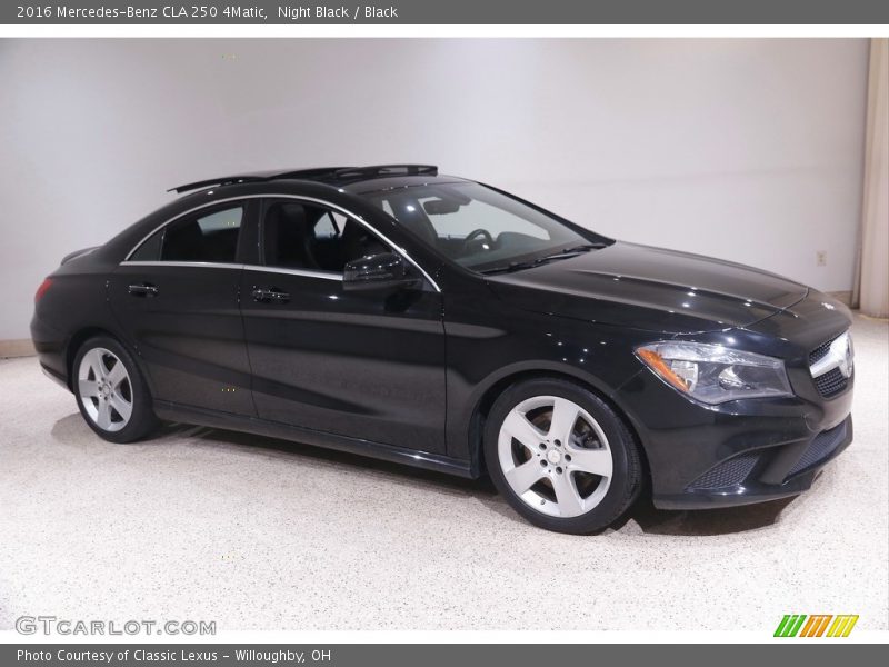Night Black / Black 2016 Mercedes-Benz CLA 250 4Matic