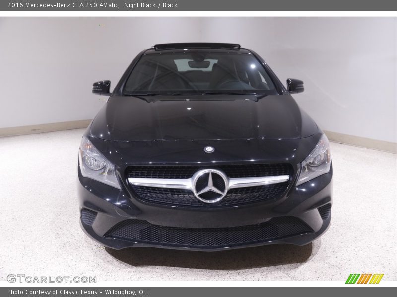 Night Black / Black 2016 Mercedes-Benz CLA 250 4Matic