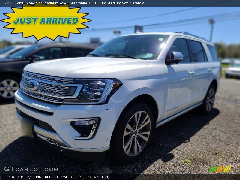 Star White / Platinum Medium Soft Ceramic 2021 Ford Expedition Platinum 4x4