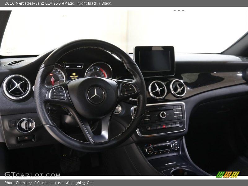 Night Black / Black 2016 Mercedes-Benz CLA 250 4Matic