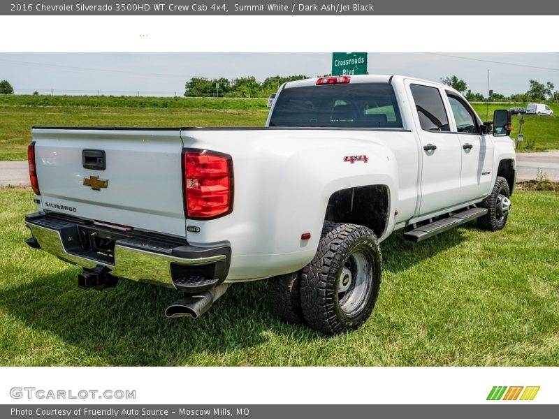 Summit White / Dark Ash/Jet Black 2016 Chevrolet Silverado 3500HD WT Crew Cab 4x4