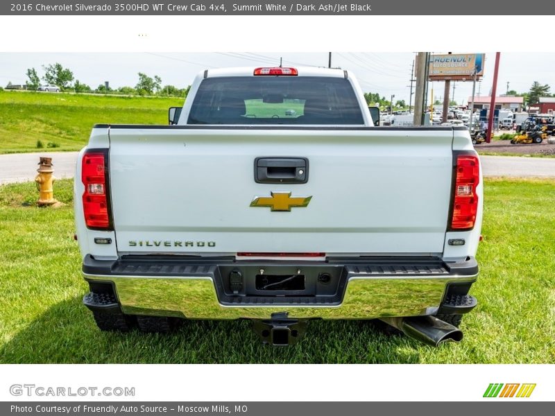 Summit White / Dark Ash/Jet Black 2016 Chevrolet Silverado 3500HD WT Crew Cab 4x4