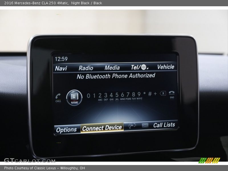 Night Black / Black 2016 Mercedes-Benz CLA 250 4Matic